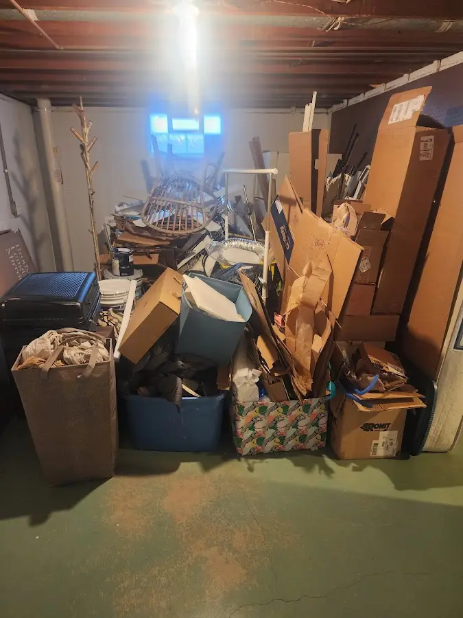 Roll-off dumpster container at job site for 2 Yard Dumpster Rental in Atascadero